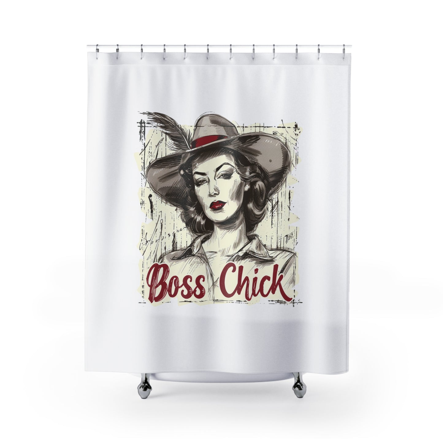 The Only Board Meeting I Enjoy - Boss Chick - Shower Curtains