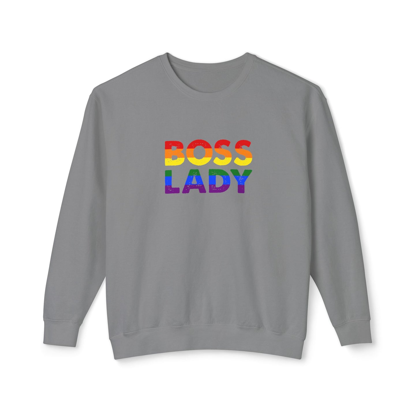 Boss Lady - Unisex Lightweight Crewneck Sweatshirt
