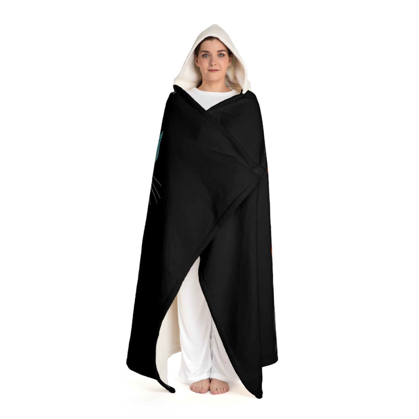 Boss Bitch - Hooded Sherpa Fleece Blanket