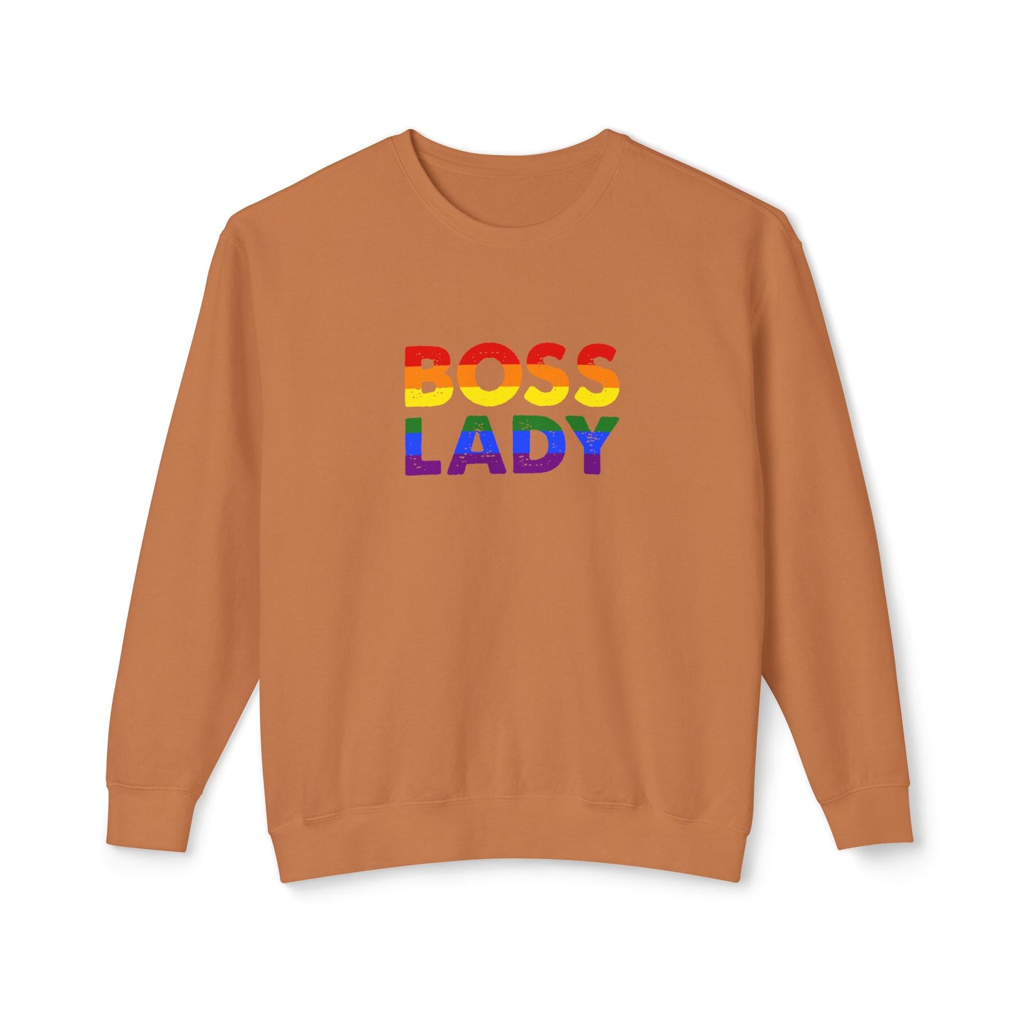 Boss Lady - Unisex Lightweight Crewneck Sweatshirt