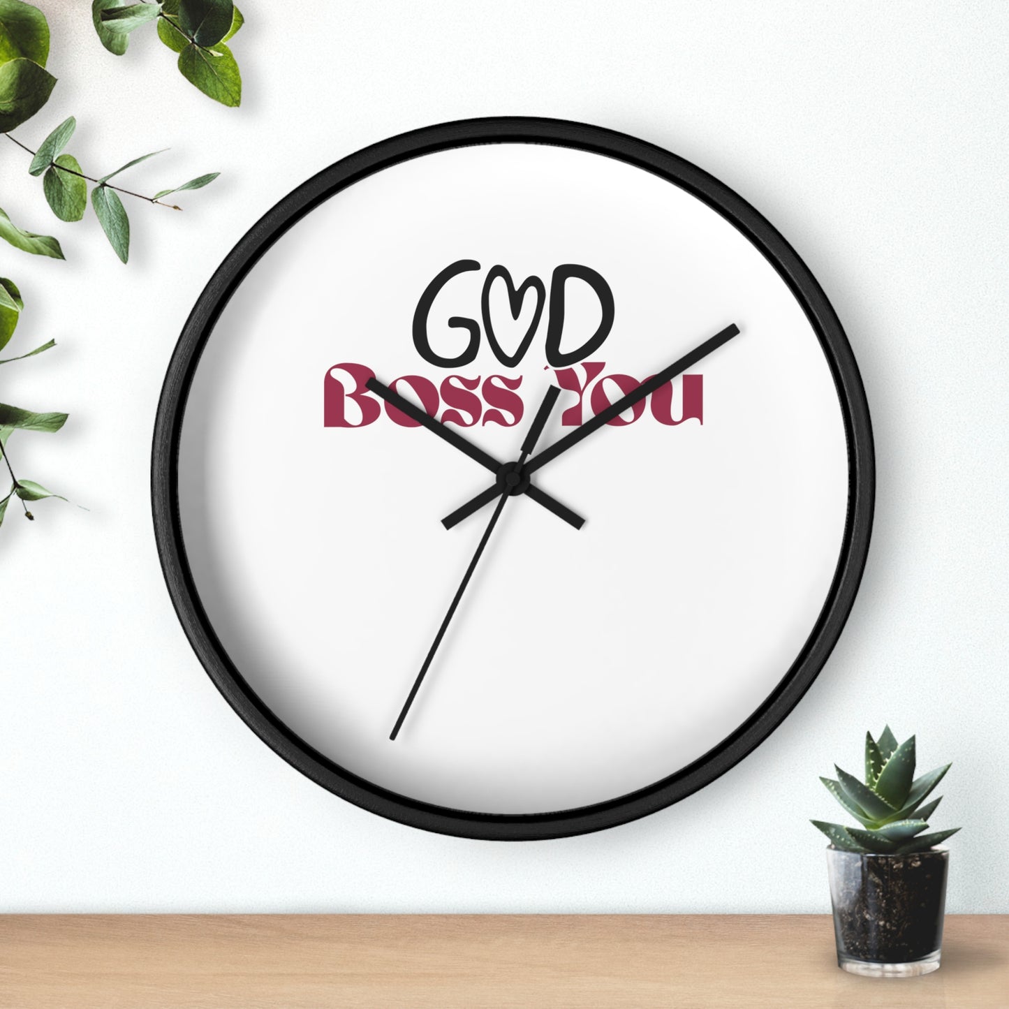 God Boss You - Wall Clock