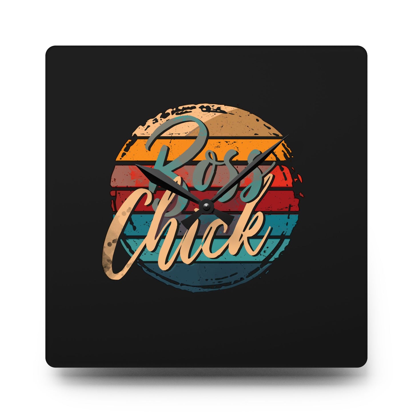 Boss Chick - Acrylic Wall Clock