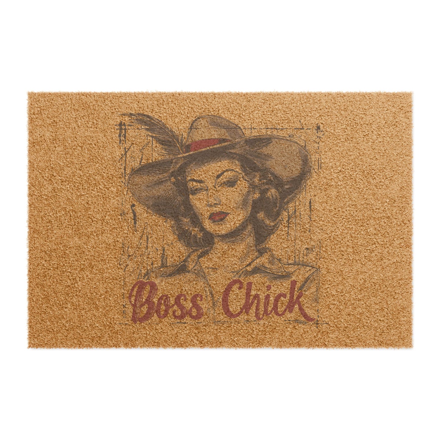 Boss Chick - Doormat - Step Here Before You Step Up