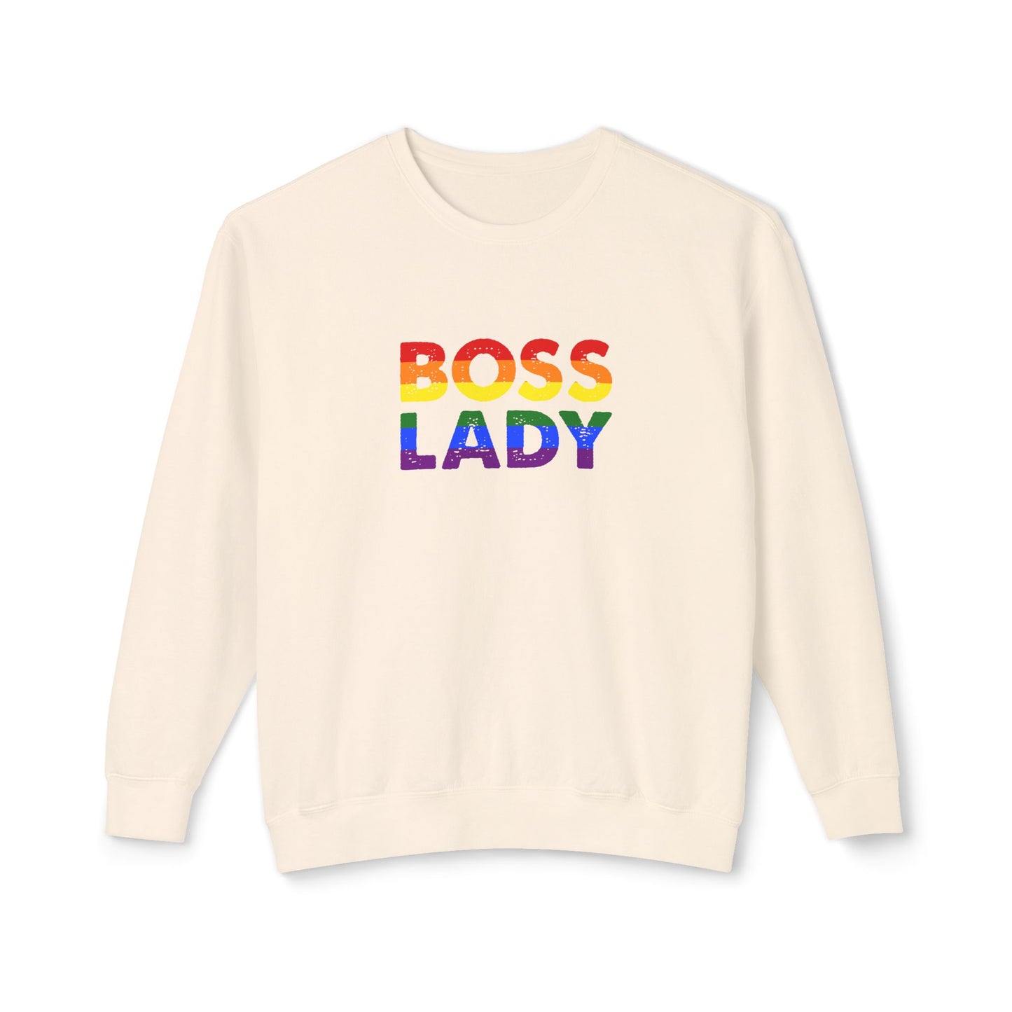 Boss Lady - Unisex Lightweight Crewneck Sweatshirt