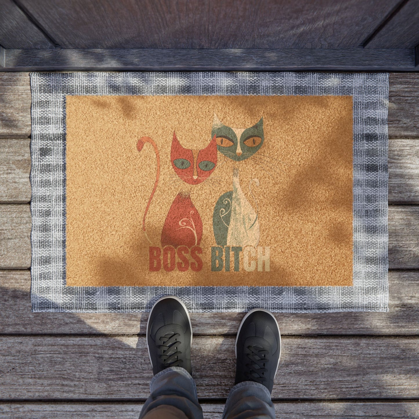 Boss Bitch - Doormat - Keep the Grind Outside