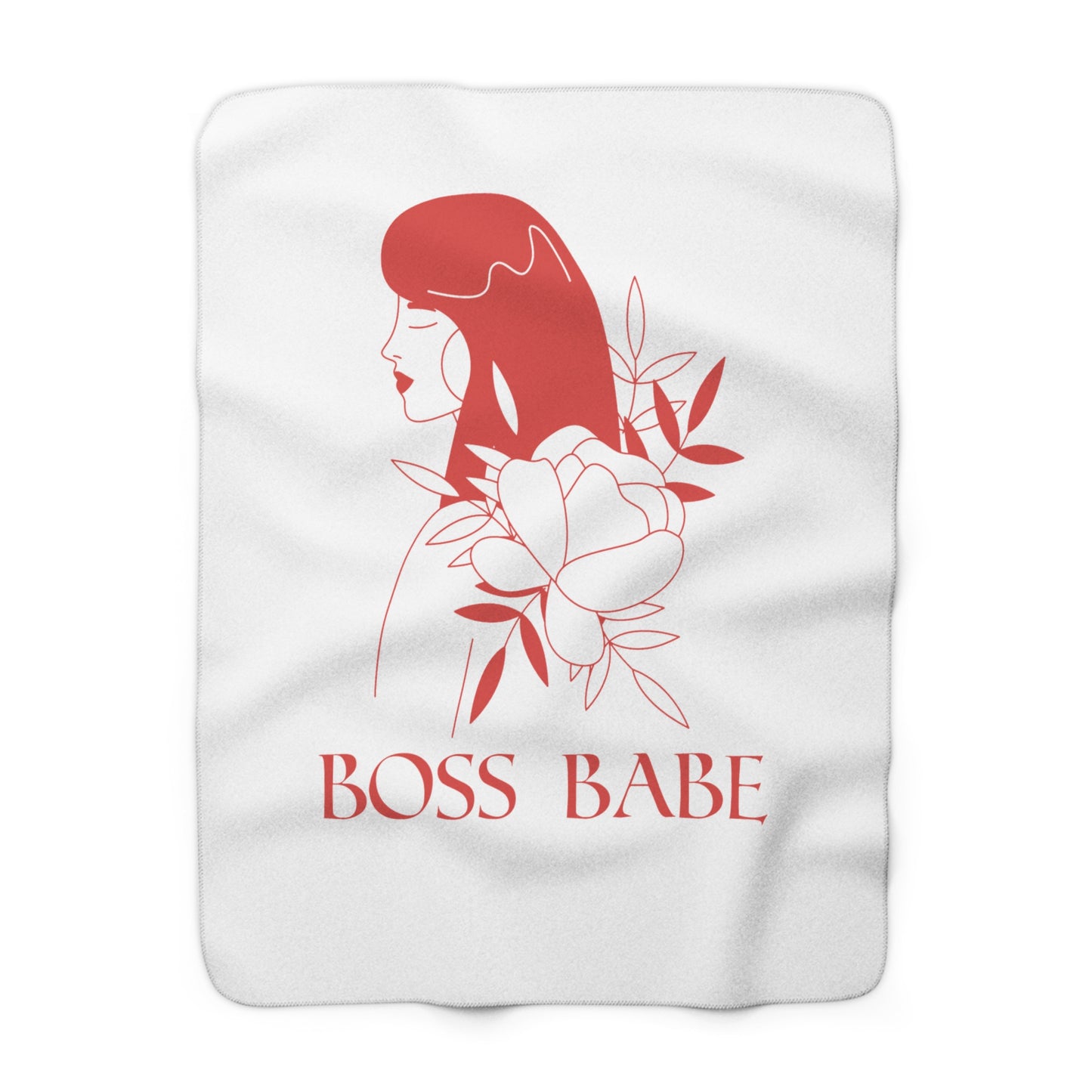 Boss Babe Jyll - Sherpa Fleece Blanket