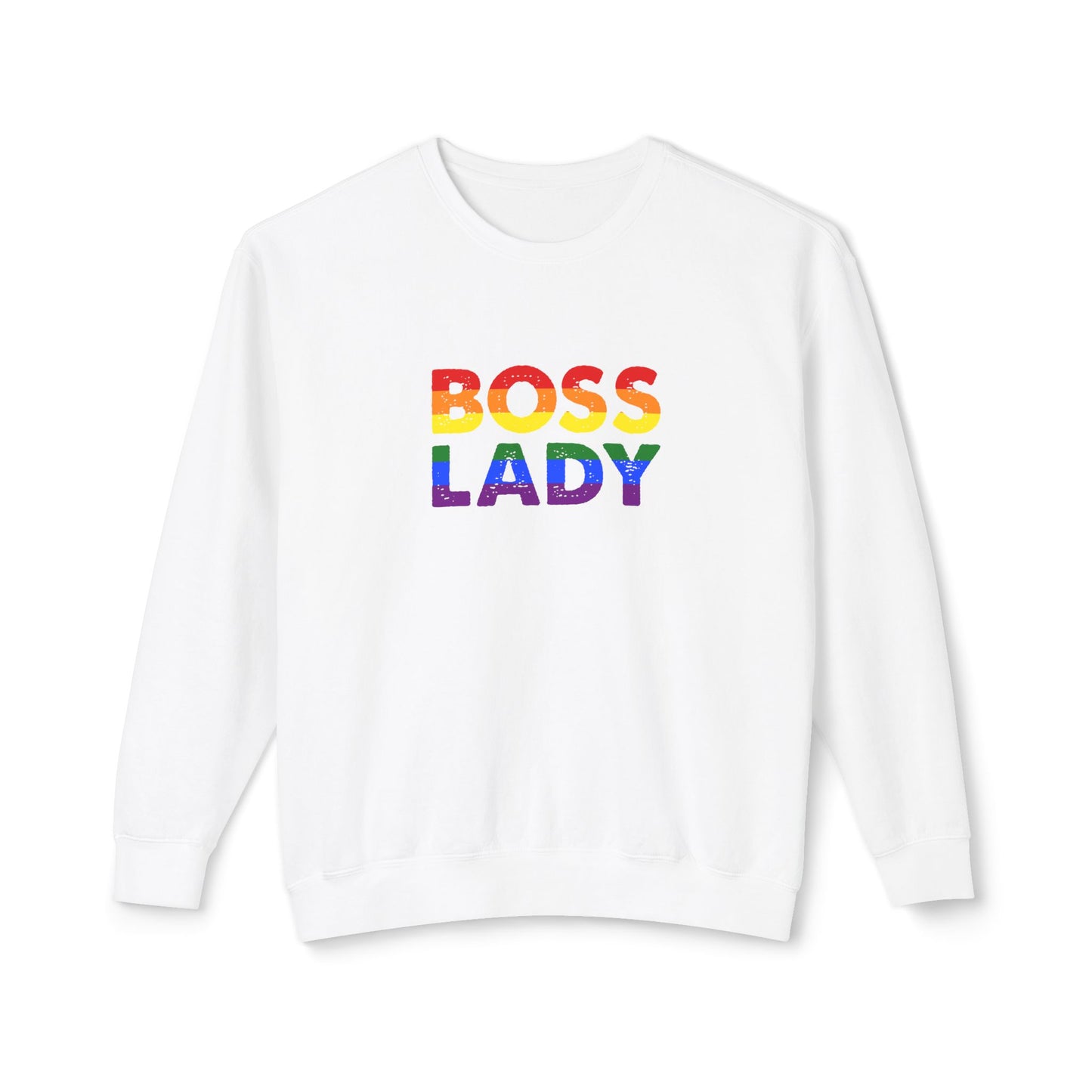 Boss Lady - Unisex Lightweight Crewneck Sweatshirt