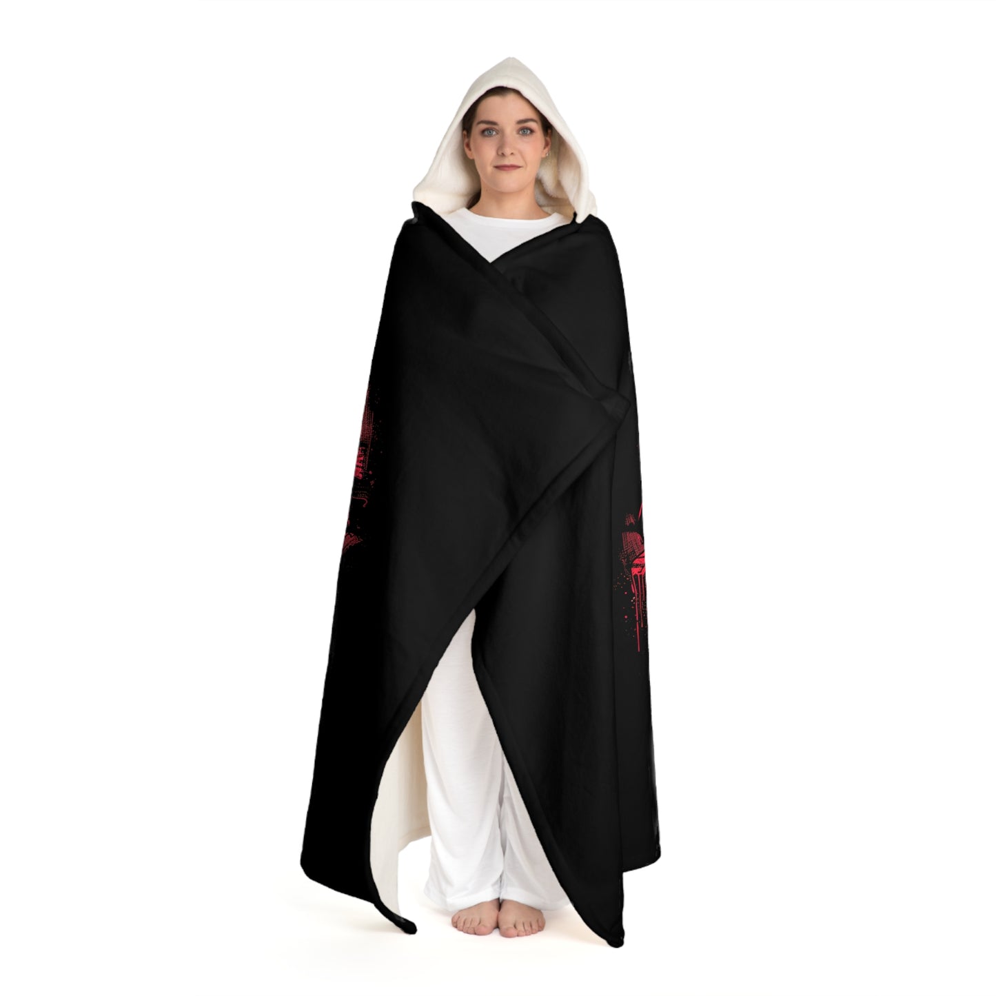 Boss Bitch - Hooded Sherpa Fleece Blanket
