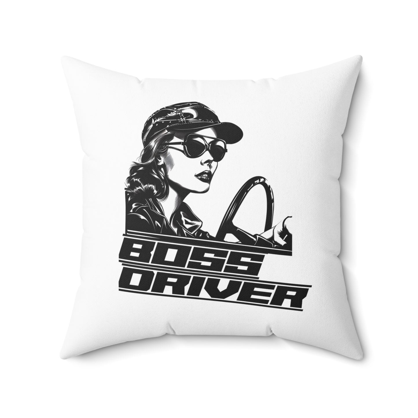 Stealing the Scene - Boss Driver - Square Pillow
