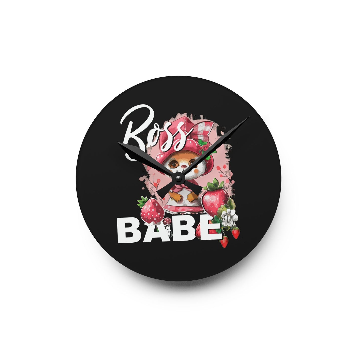 Boss Babe - Acrylic Wall Clock