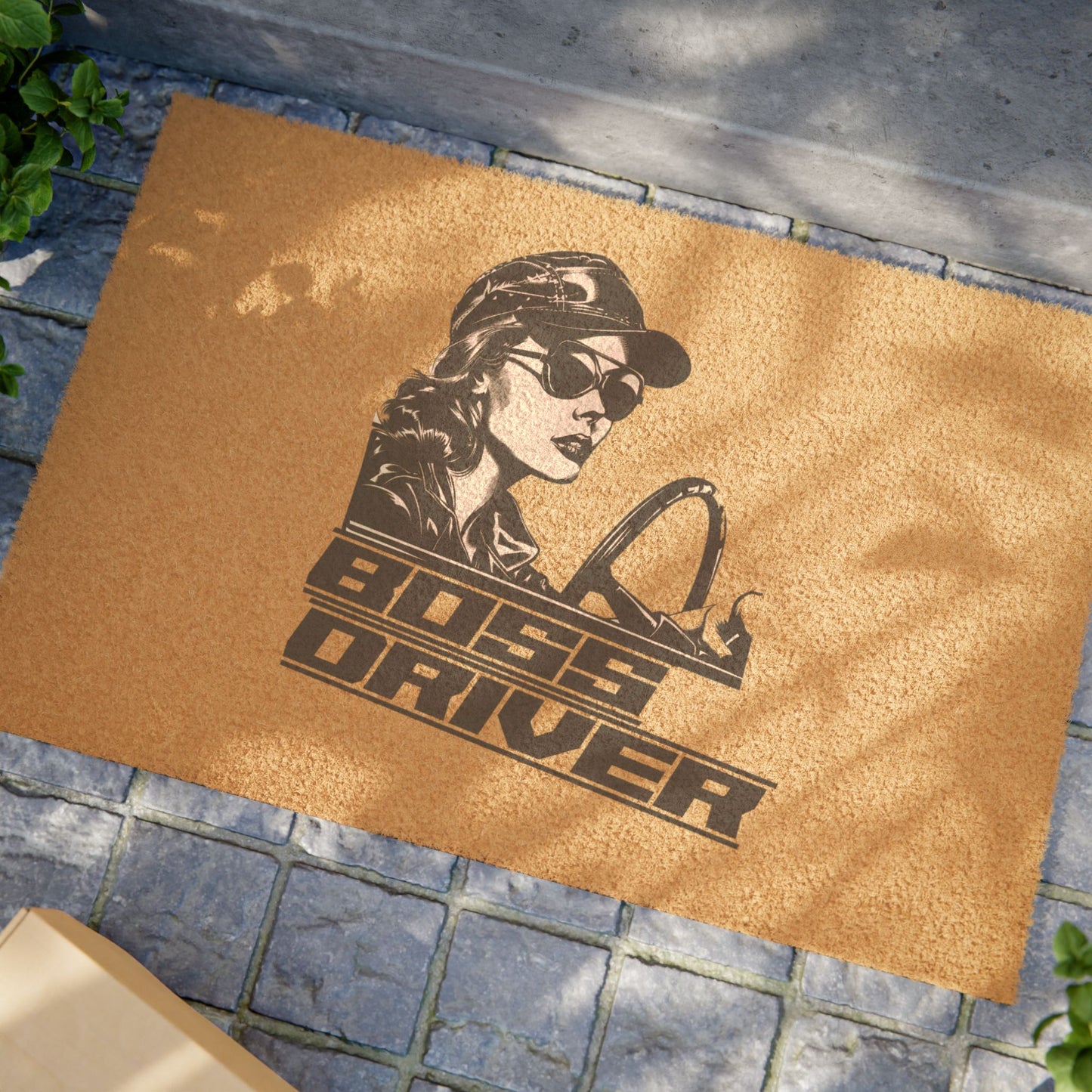 Boss Driver - Doormat - Welcome to My Hustle Zone (Wipe Feet)