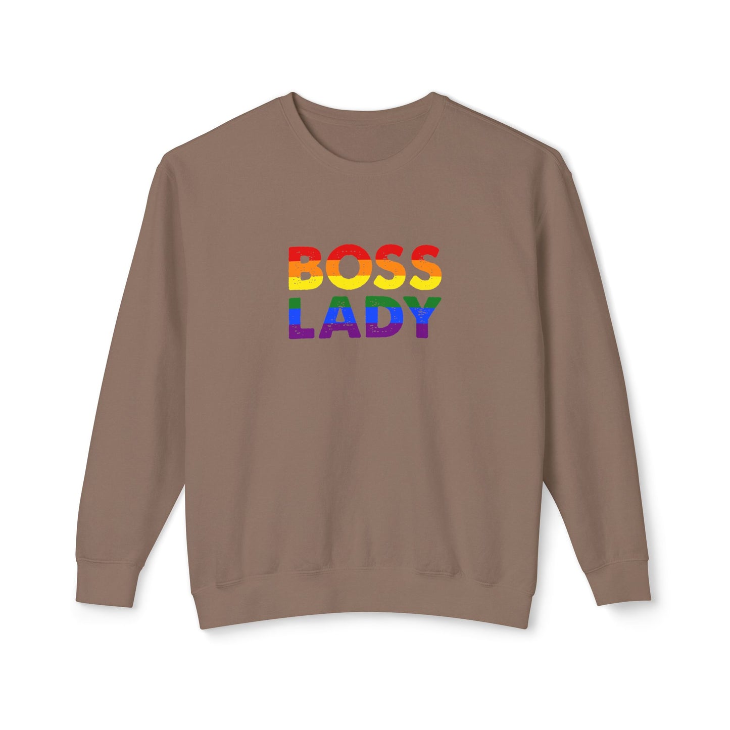 Boss Lady - Unisex Lightweight Crewneck Sweatshirt