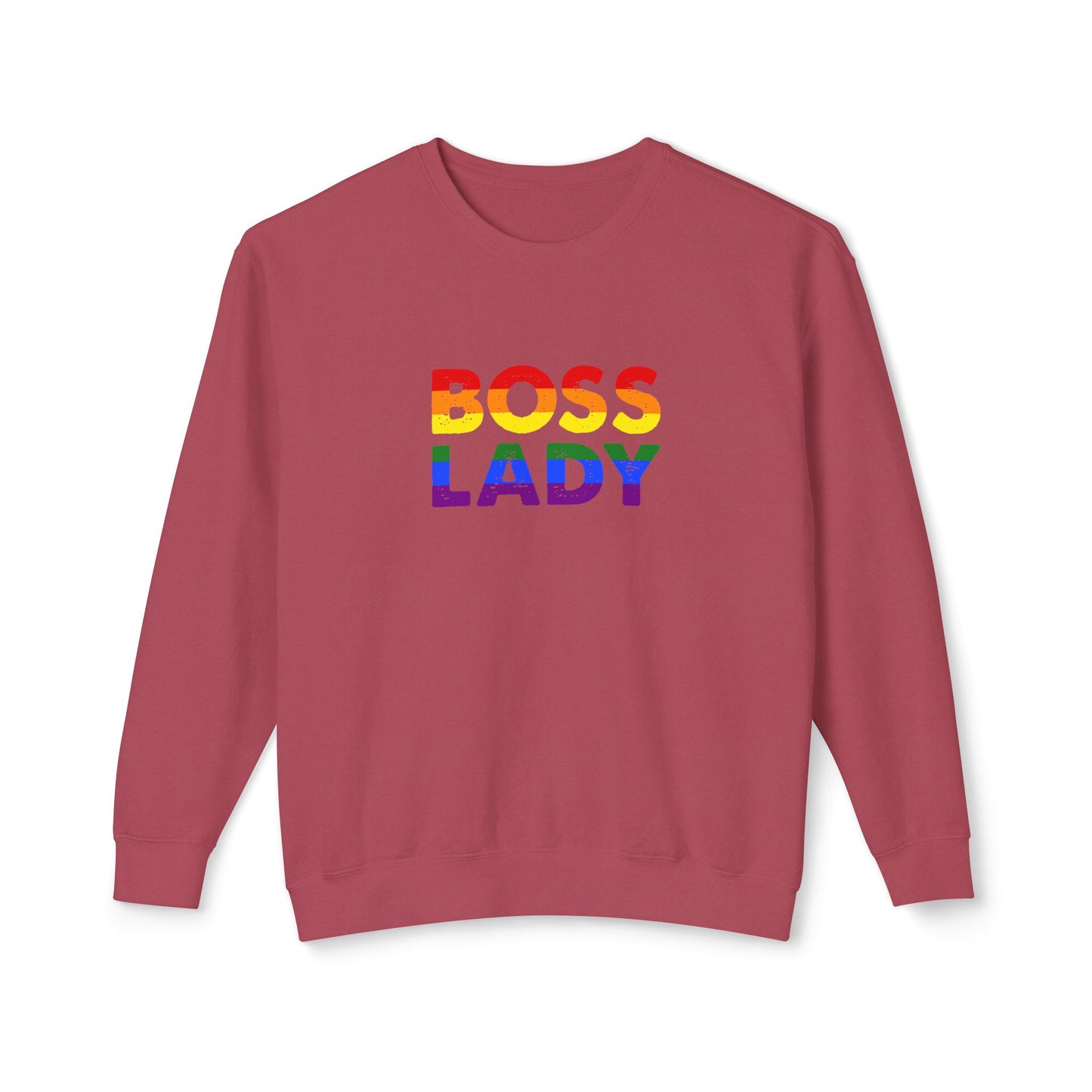 Boss Lady - Unisex Lightweight Crewneck Sweatshirt