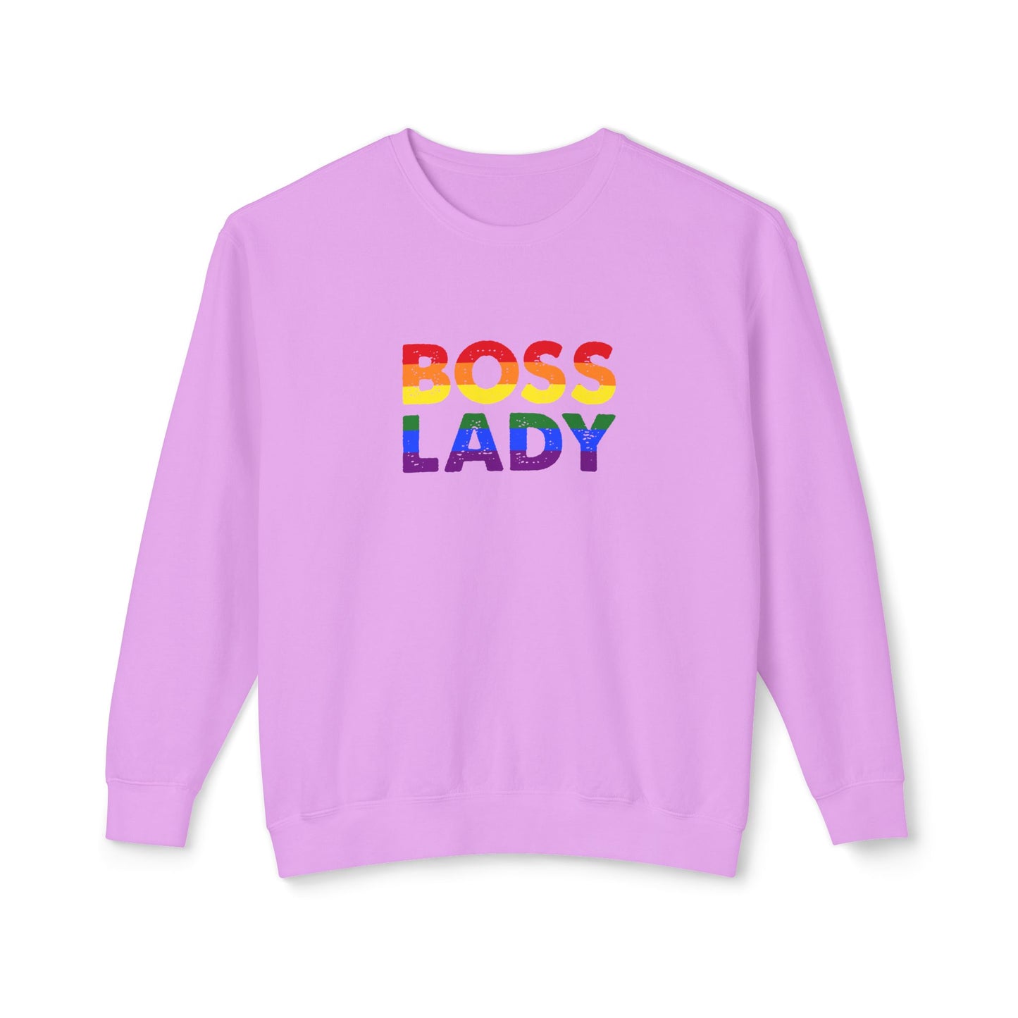 Boss Lady - Unisex Lightweight Crewneck Sweatshirt