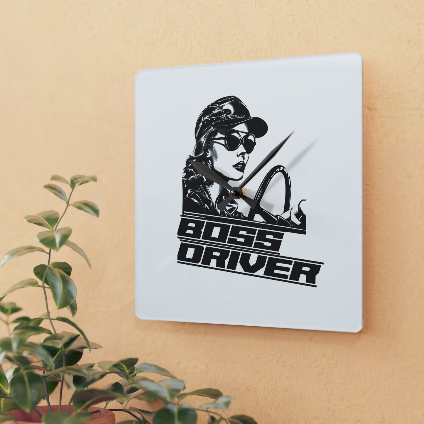 Boss Driver - Acrylic Wall Clock