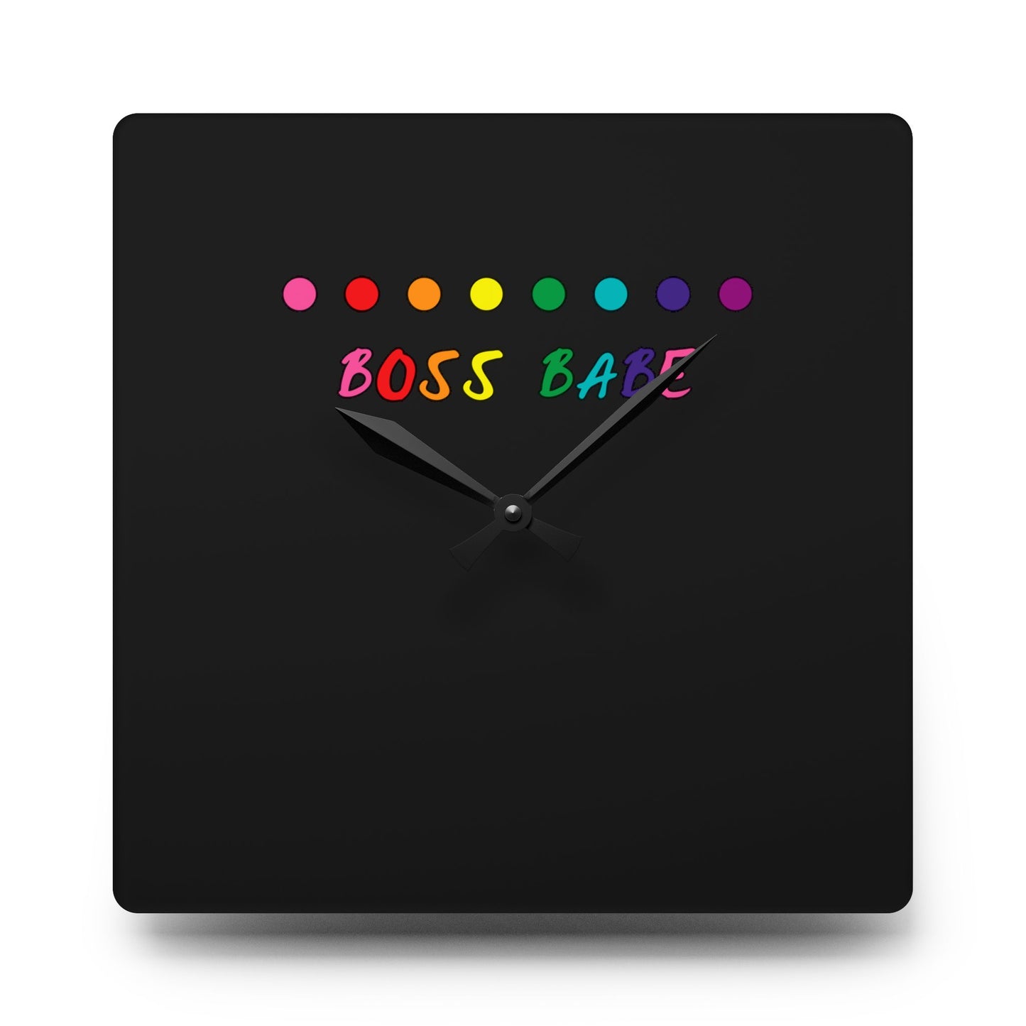 Boss Babe - Acrylic Wall Clock