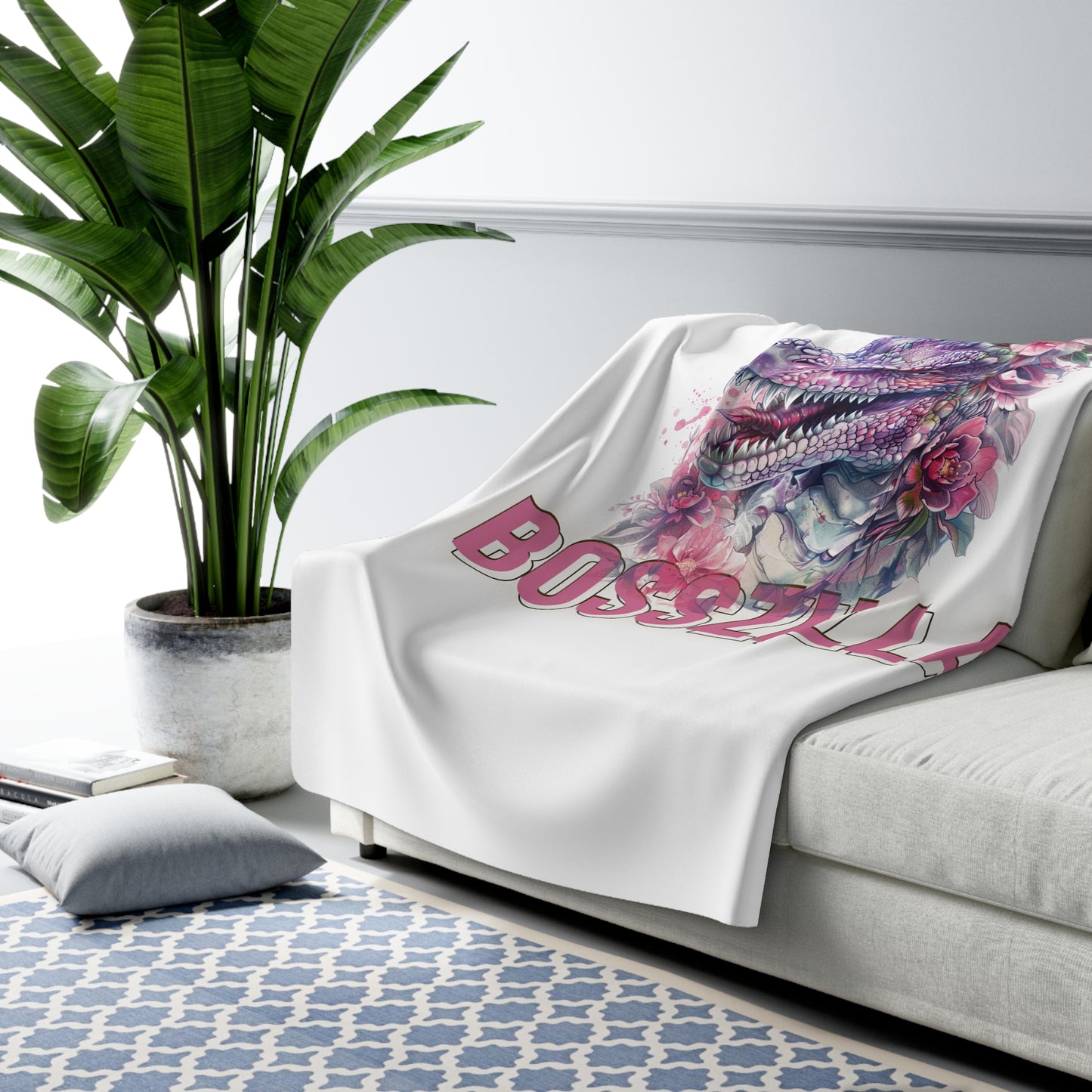 Bosszilla - Sherpa Fleece Blanket