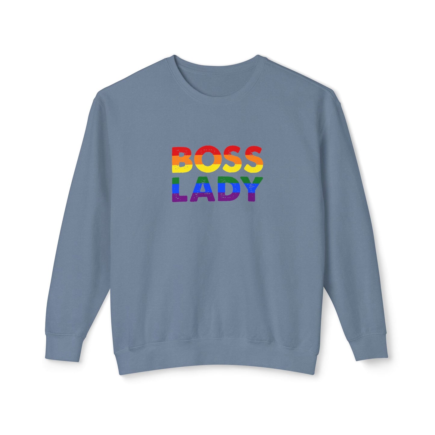 Boss Lady - Unisex Lightweight Crewneck Sweatshirt