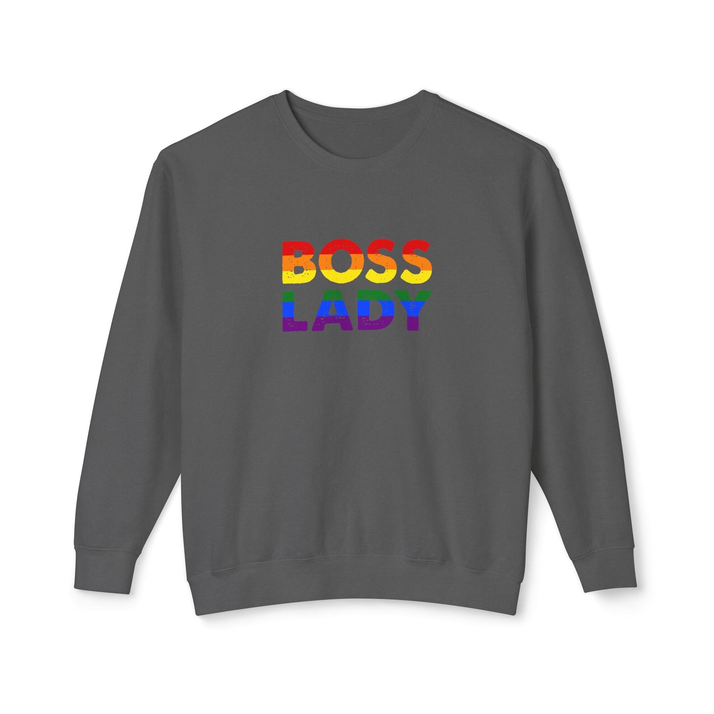 Boss Lady - Unisex Lightweight Crewneck Sweatshirt