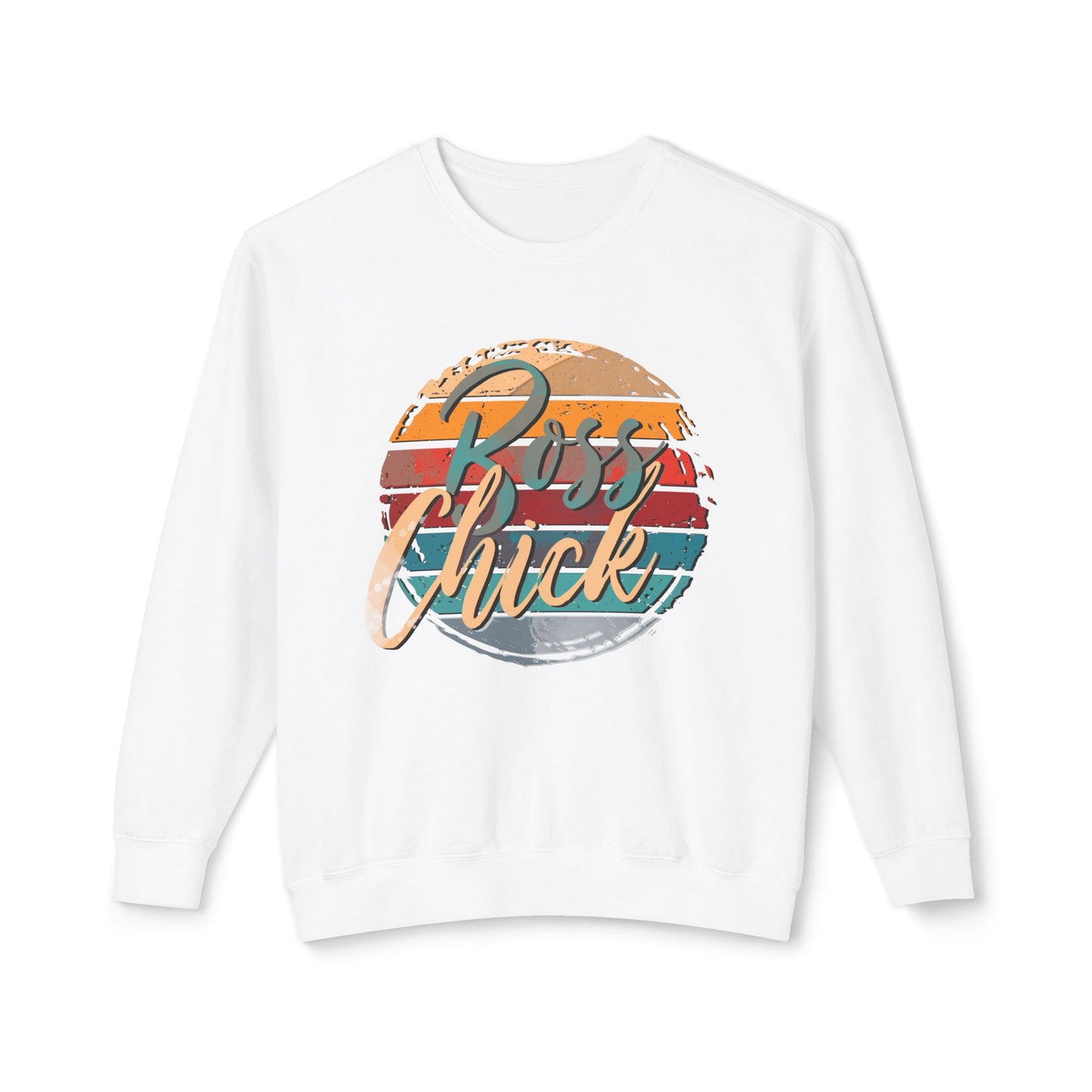 Boss Chick - Unisex Lightweight Crewneck Sweatshirt