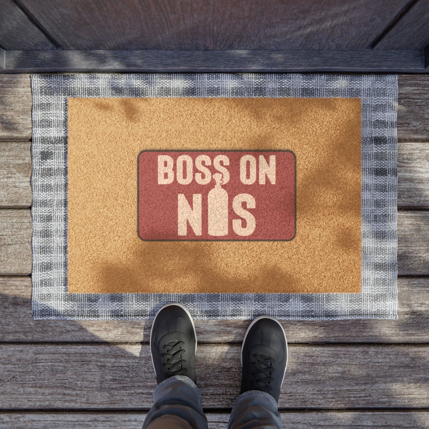 Boss On Nos - Doormat - Boss Lady Welcome Mat