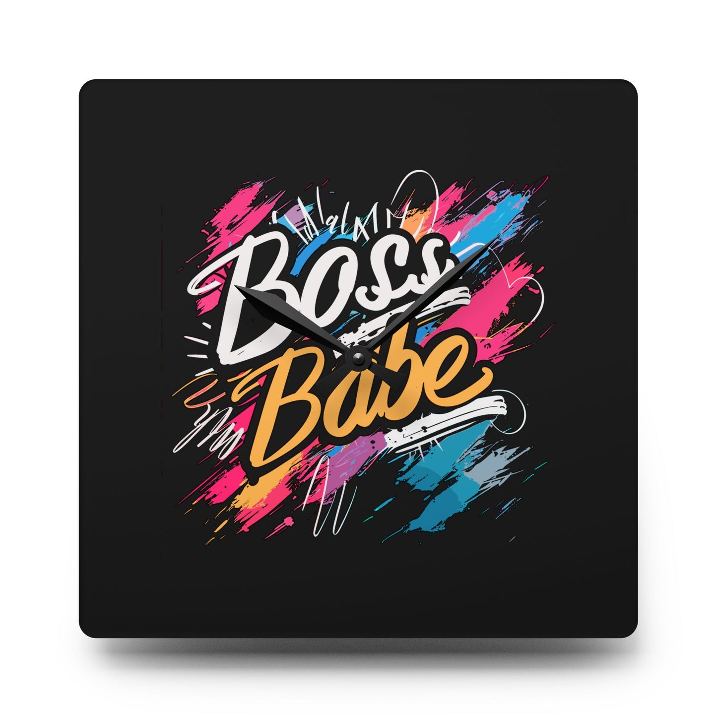 Boss Babe - Acrylic Wall Clock
