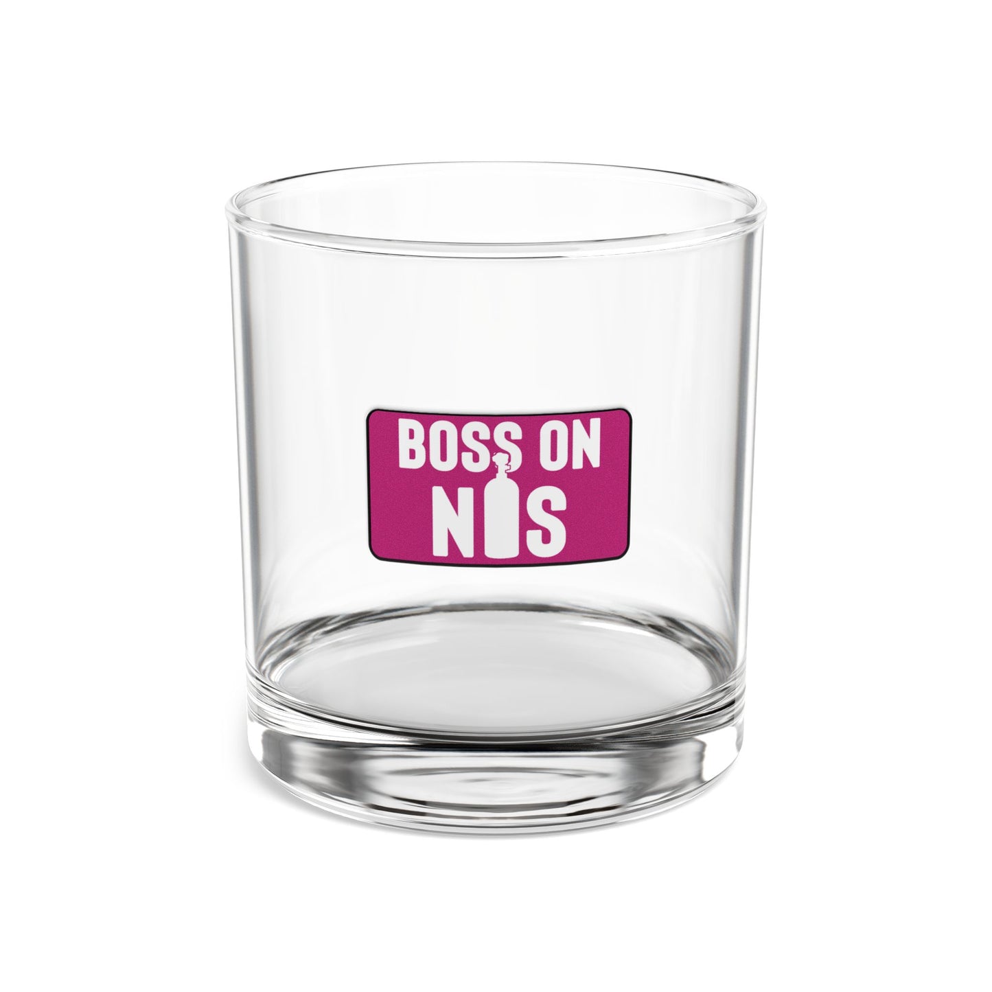 Boss On NOS - Rocks Glass, 10oz