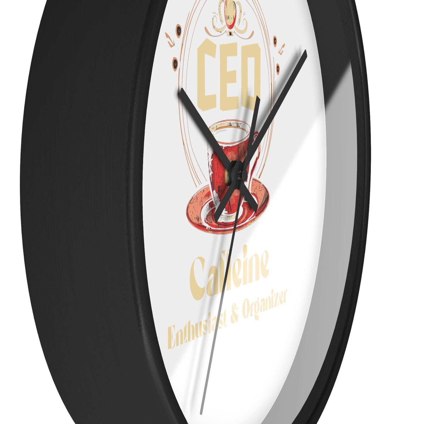 CEO Caffeine Enthusiast & Organizer - Wall Clock