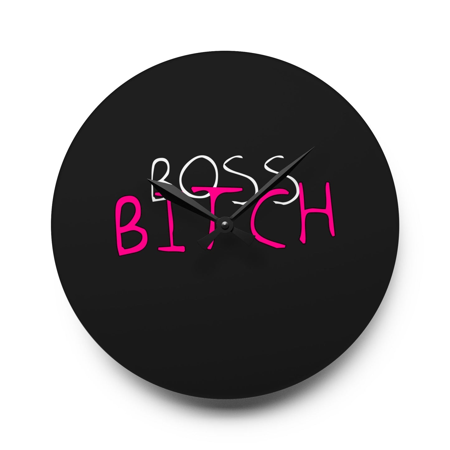 Boss Bitch - Acrylic Wall Clock