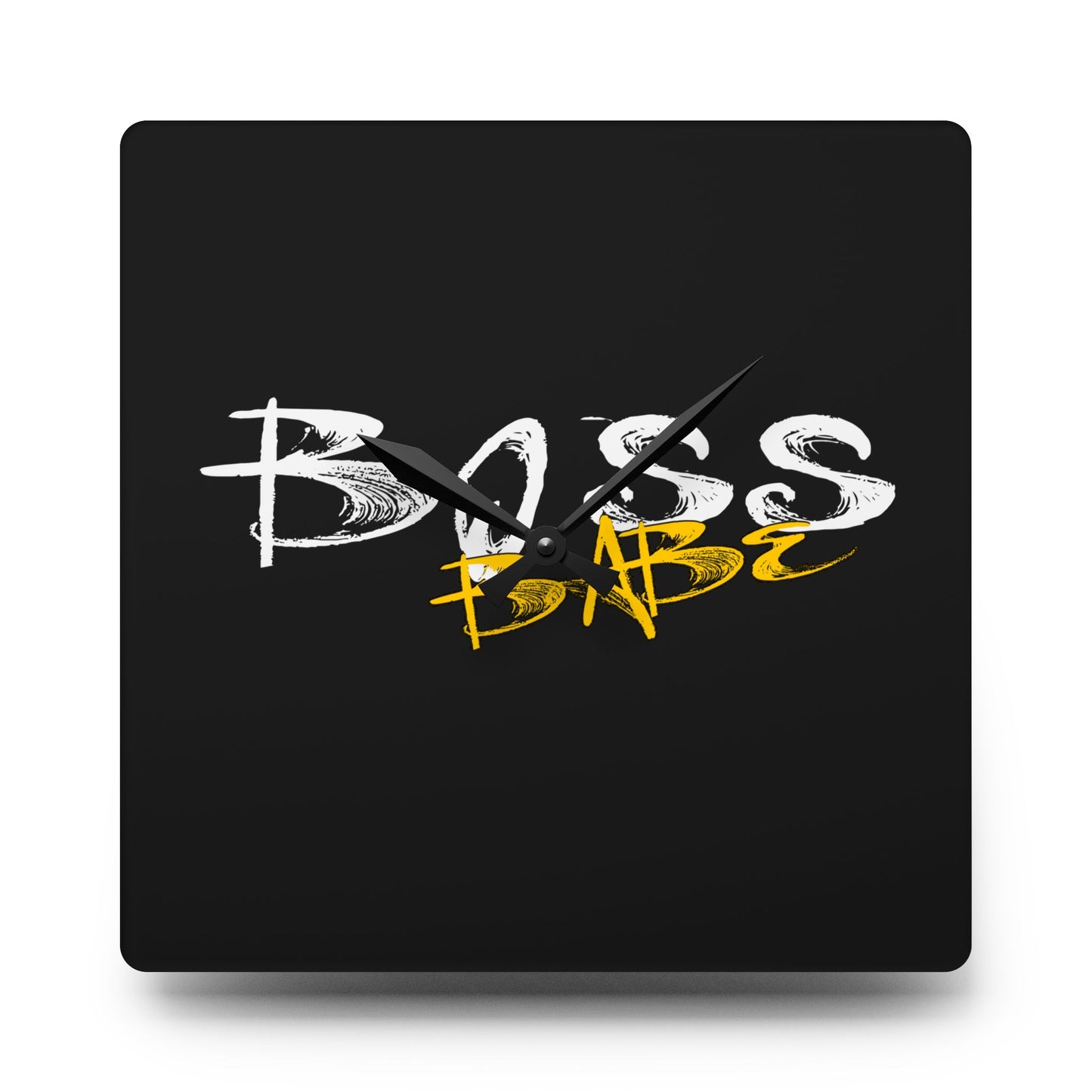 Boss Babe - Acrylic Wall Clock