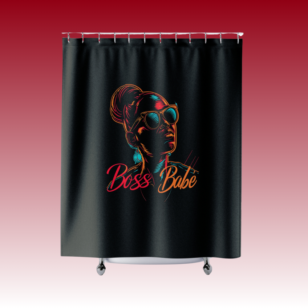 My Waterproof Sanctuary - Boss Babe - Shower Curtains
