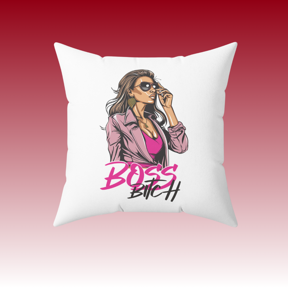 Unstoppable Queen Energy - Boss Bitch Charlie - Square Pillow