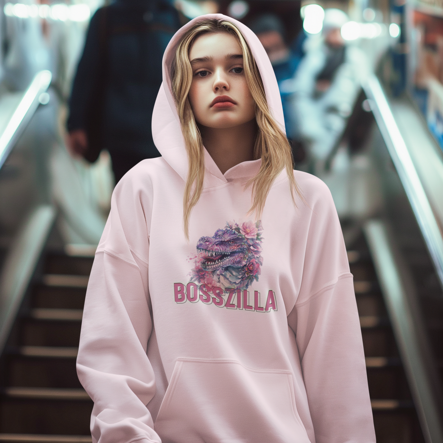 Bosszilla - Boss Lady Hoodie - Because basic is not in my vocabulary