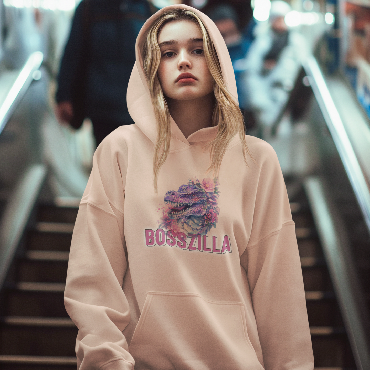 Bosszilla - Boss Lady Hoodie - Because basic is not in my vocabulary