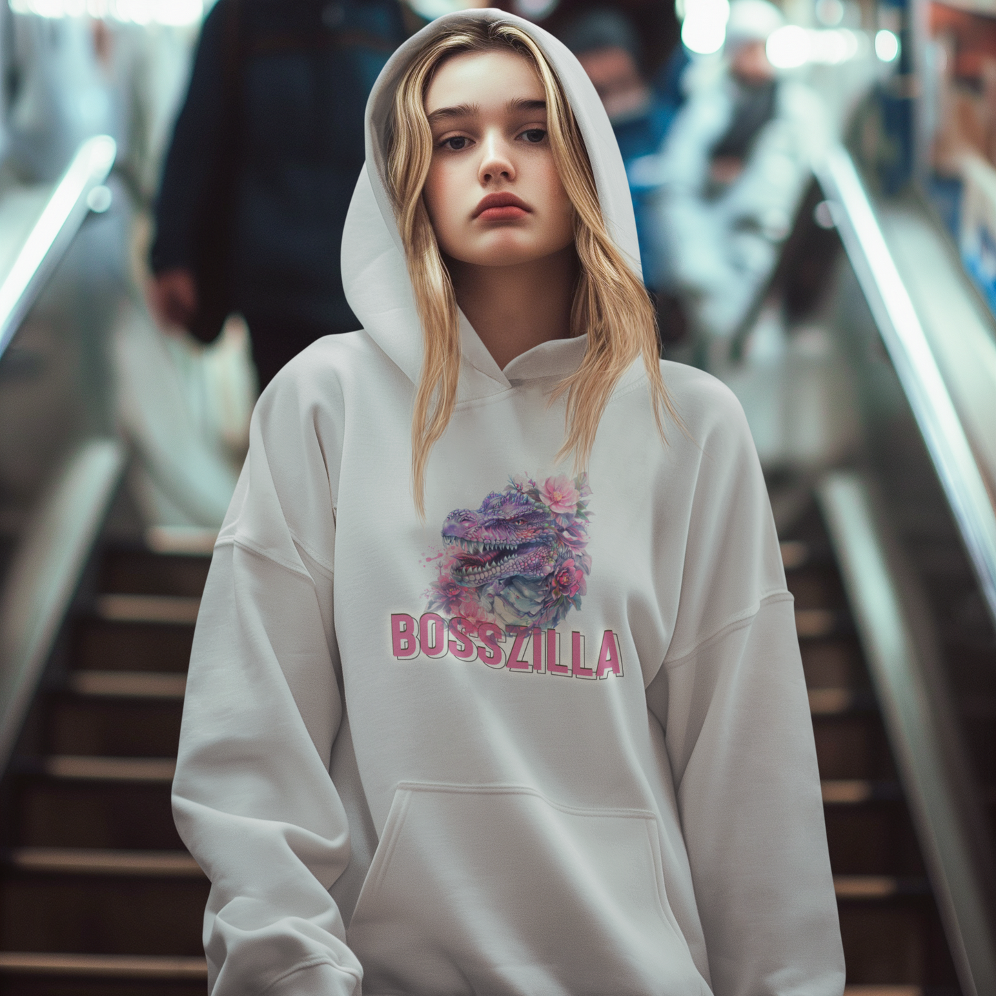 Bosszilla - Boss Lady Hoodie - Because basic is not in my vocabulary