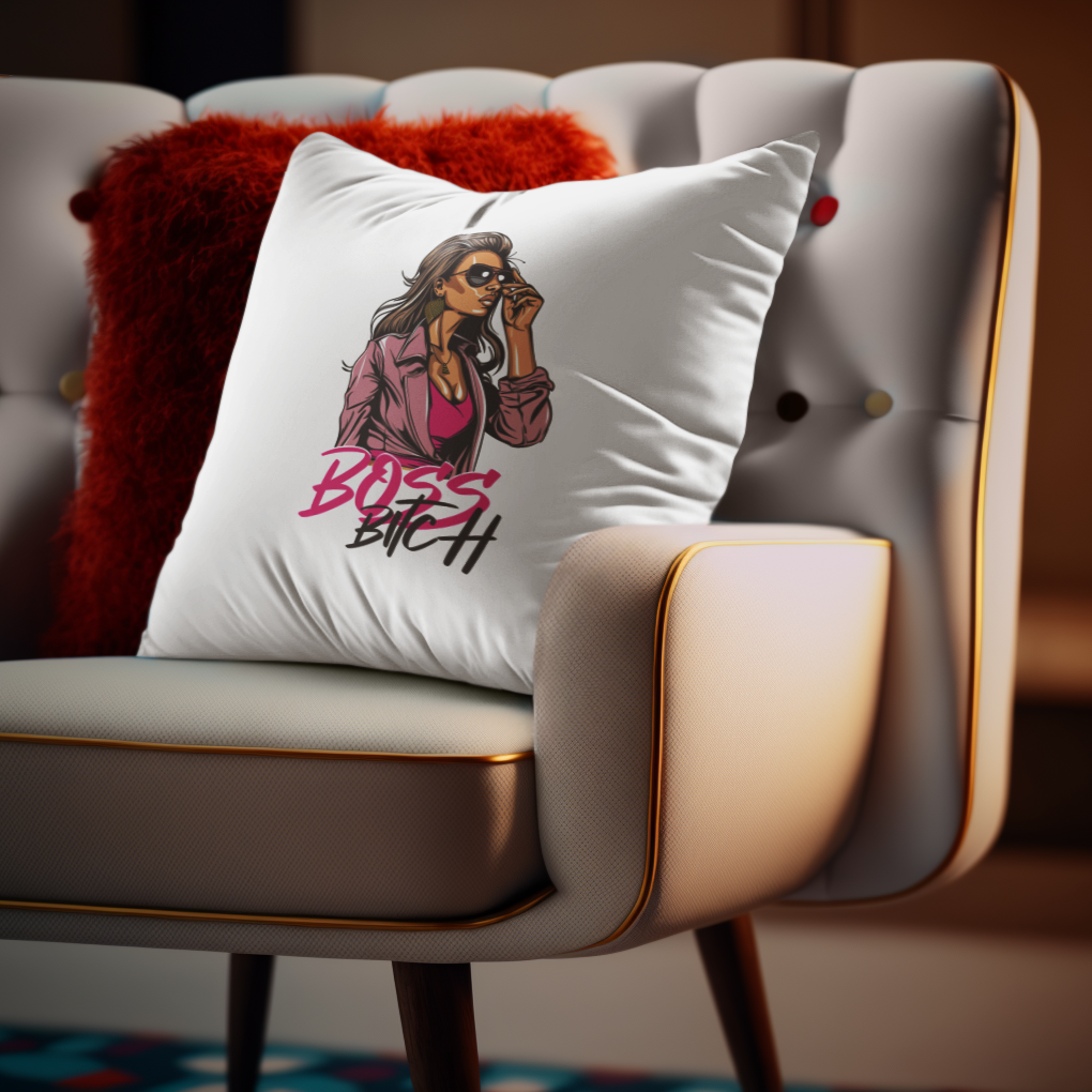 Unstoppable Queen Energy - Boss Bitch Charlie - Square Pillow