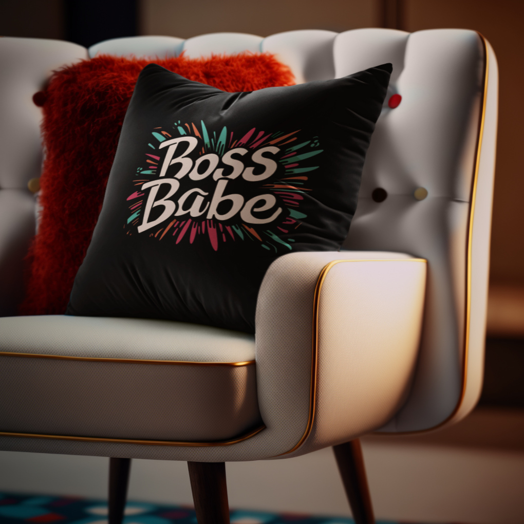 Boss Up, Babe - Boss Babe - Square Pillow