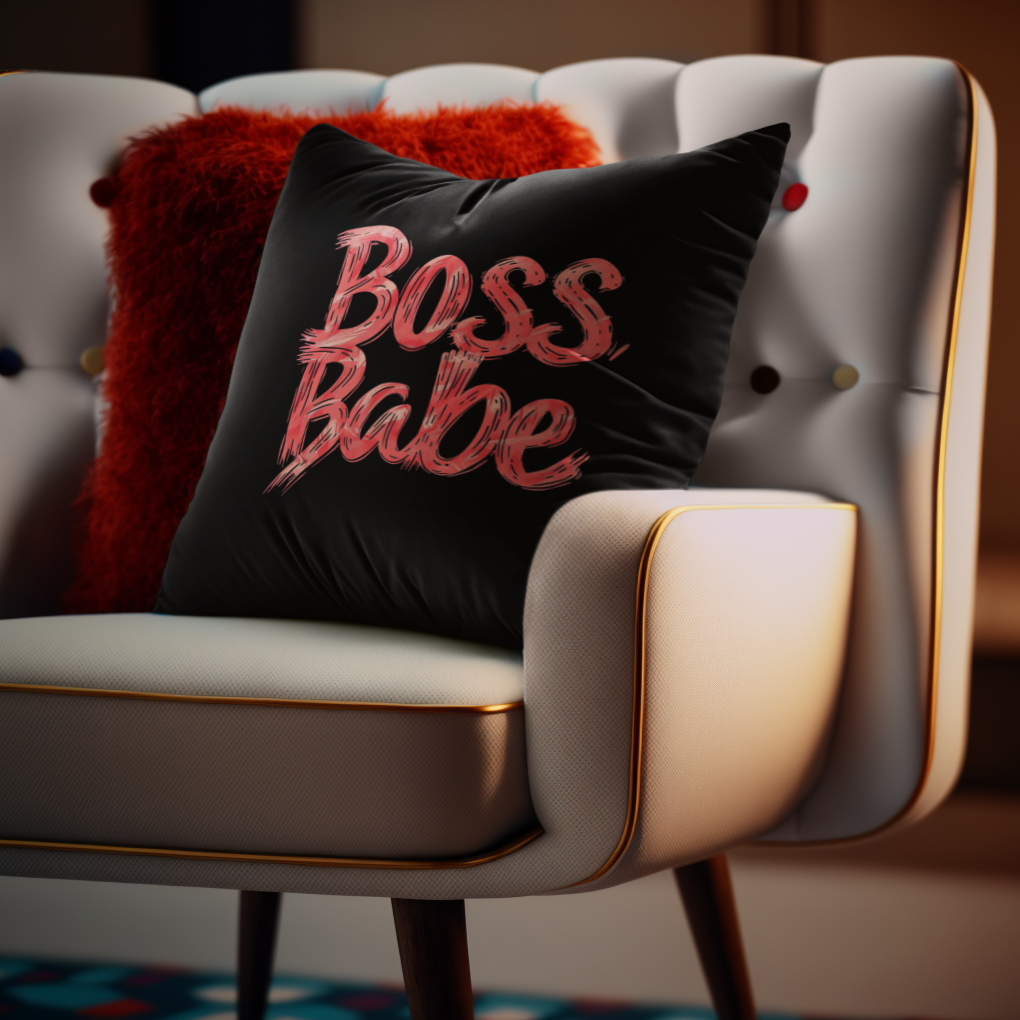 Rule Your World - Boss Babe - Square Pillow