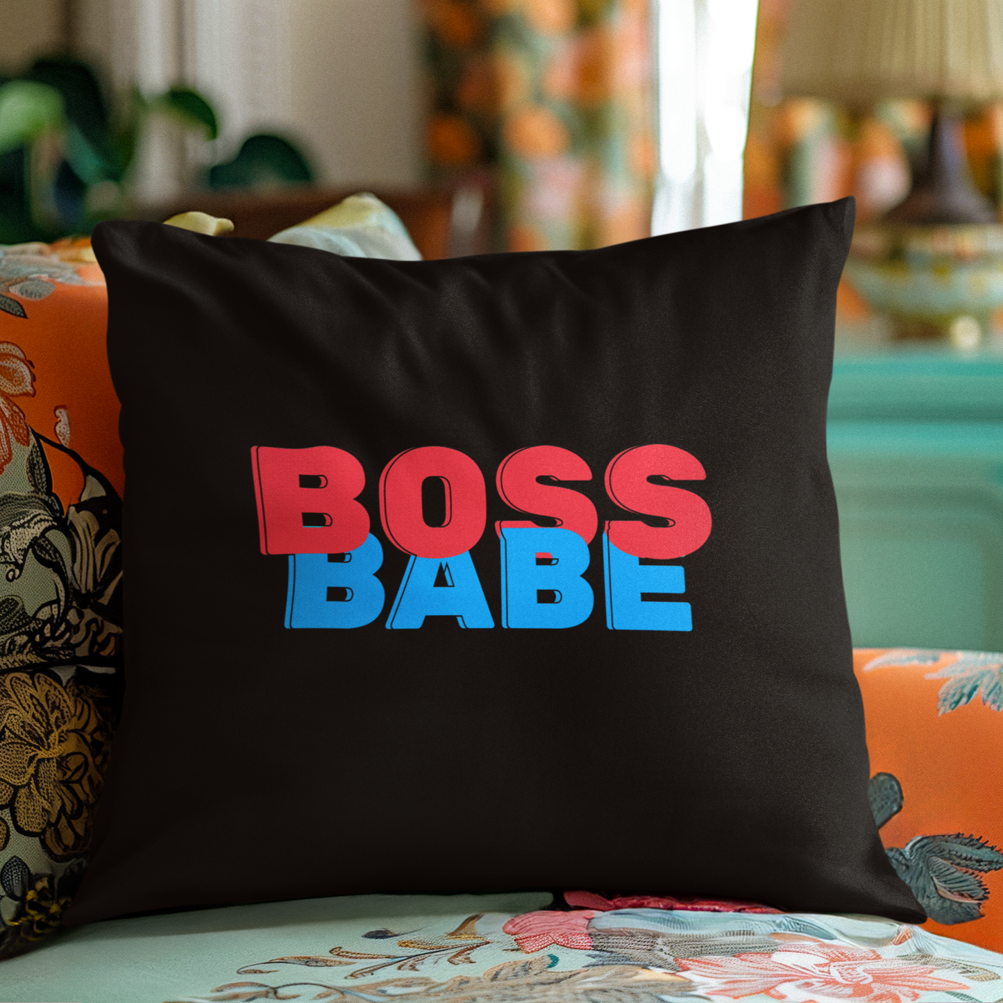 No Limits Allowed - Boss Babe - Square Pillow