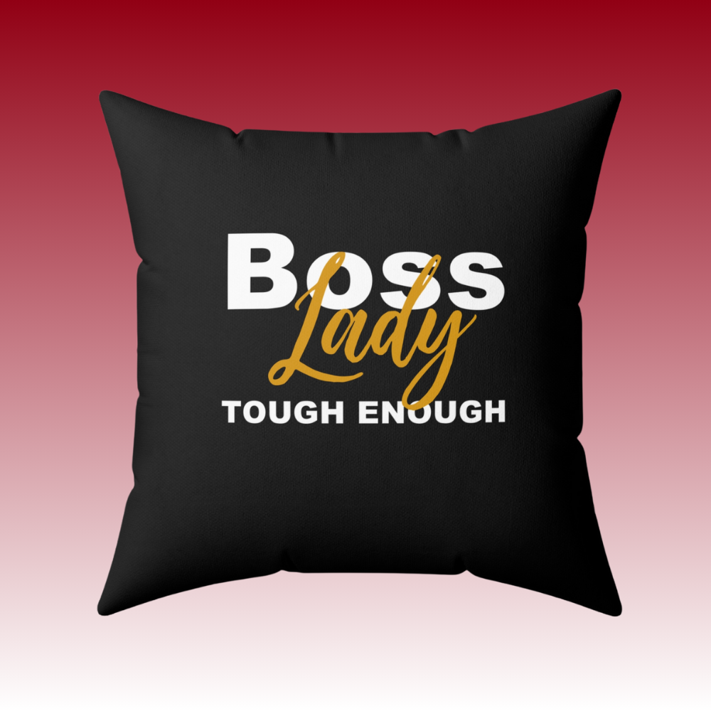 Nobody's Plan but Mine - Boss Lady Though Enough - Square Pillow
