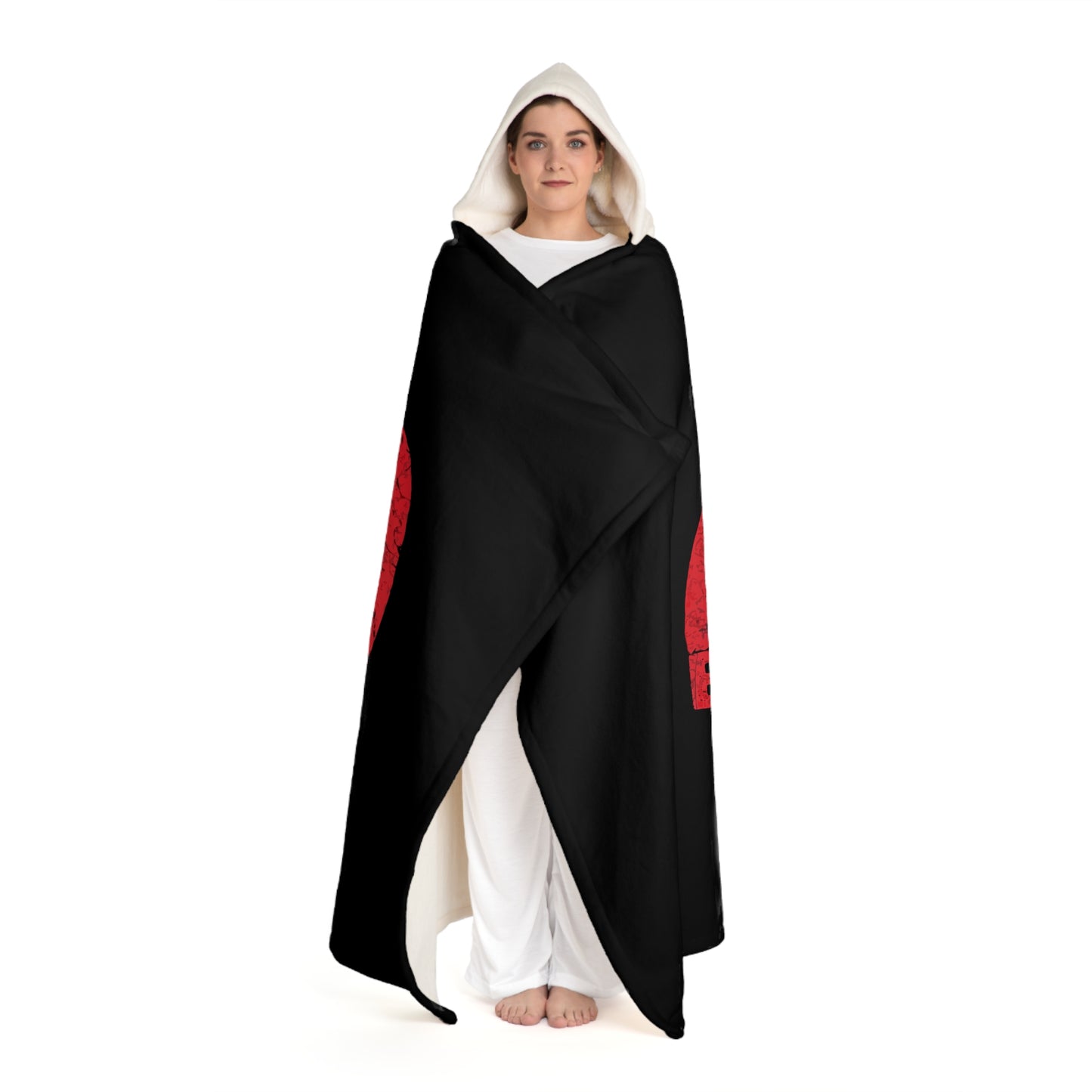 Boss Bitch Rainibow - Hooded Sherpa Fleece Blanket