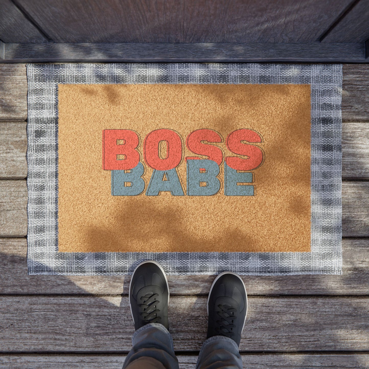 Boss Babe - Doormat - Warning: May Discuss Board Meetings