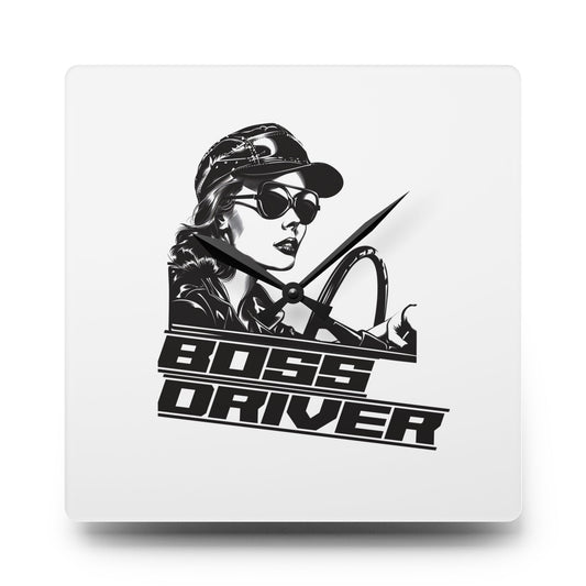 Boss Driver - Acrylic Wall Clock