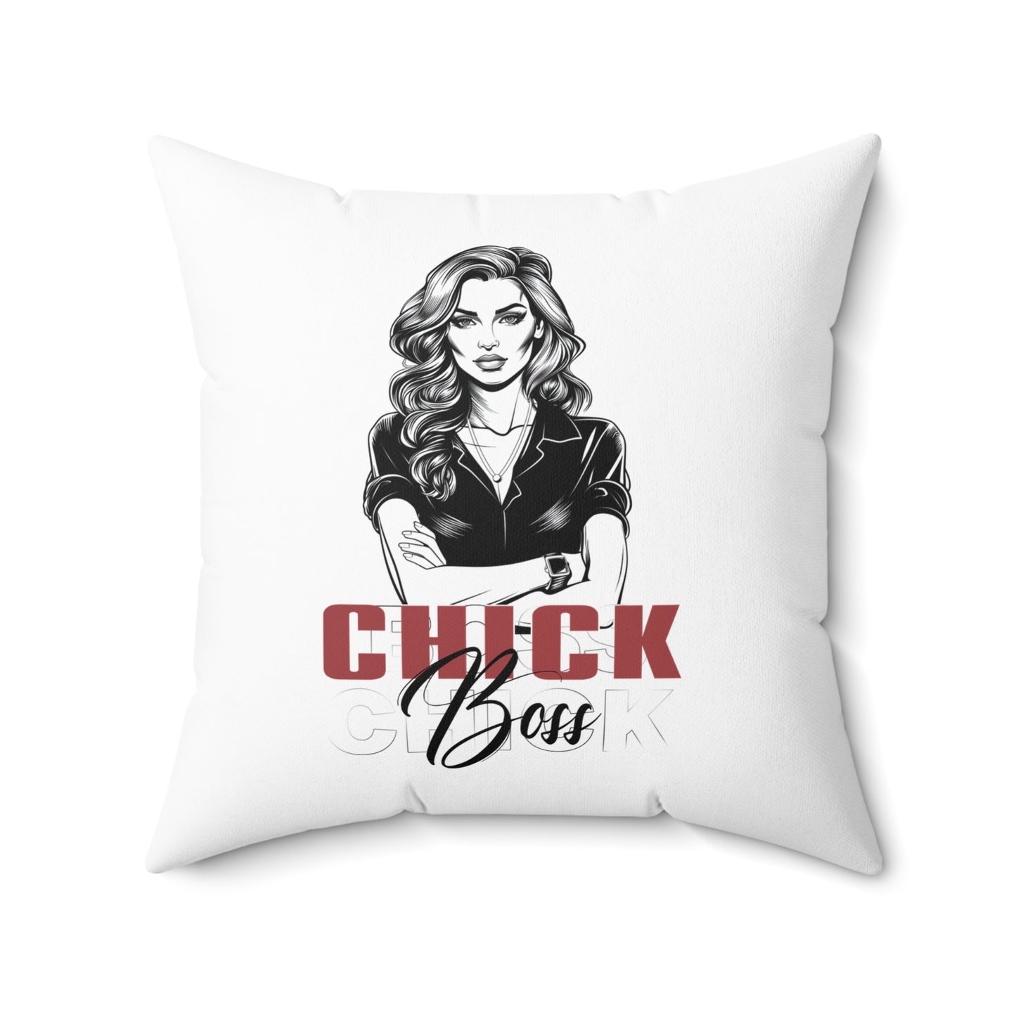 Catch Me Winning - Boss Chick Kim - Square Pillow