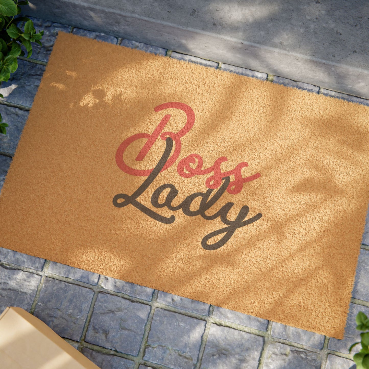 Boss Lady - Doormat - Enter If You Brought Wine