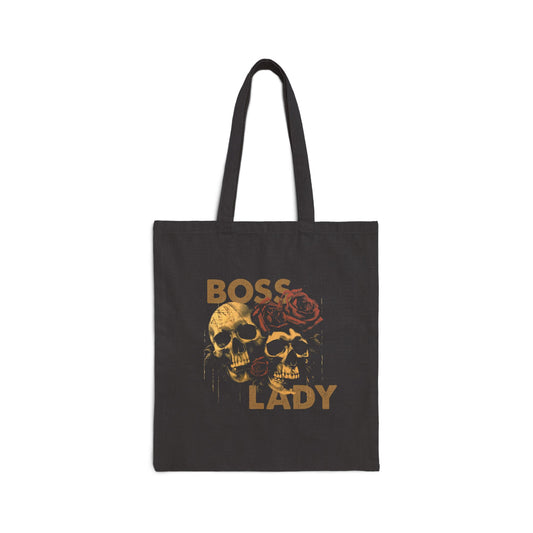 Boss Lady Skulls Tote Bag