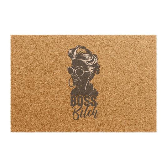 Boss Bitch - Doormat - Where Success Meets Cleanliness