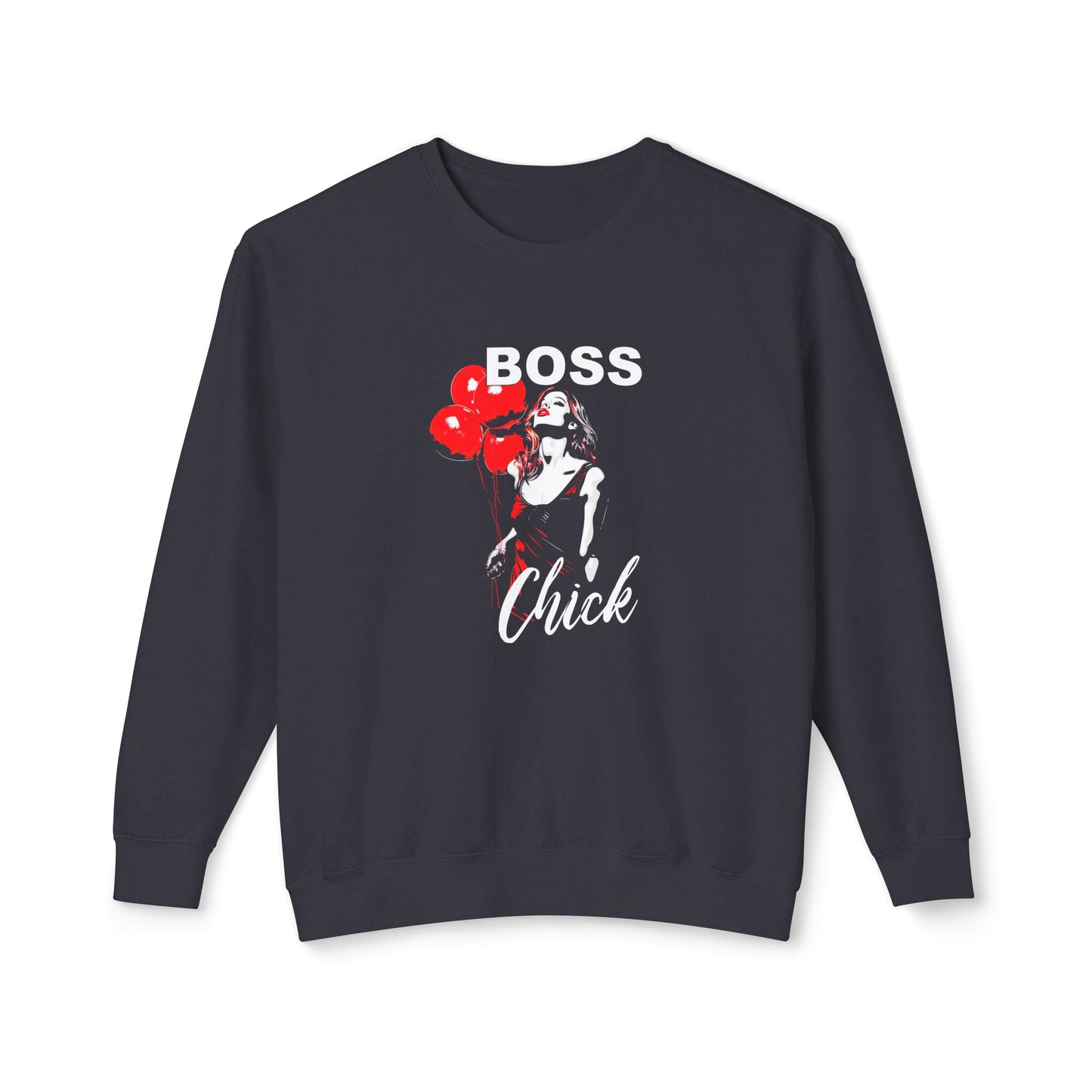 Boss Chick - Unisex Lightweight Crewneck Sweatshirt