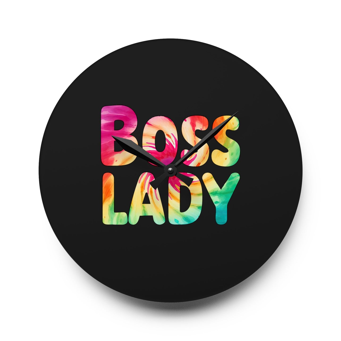 Boss Lady - Acrylic Wall Clock