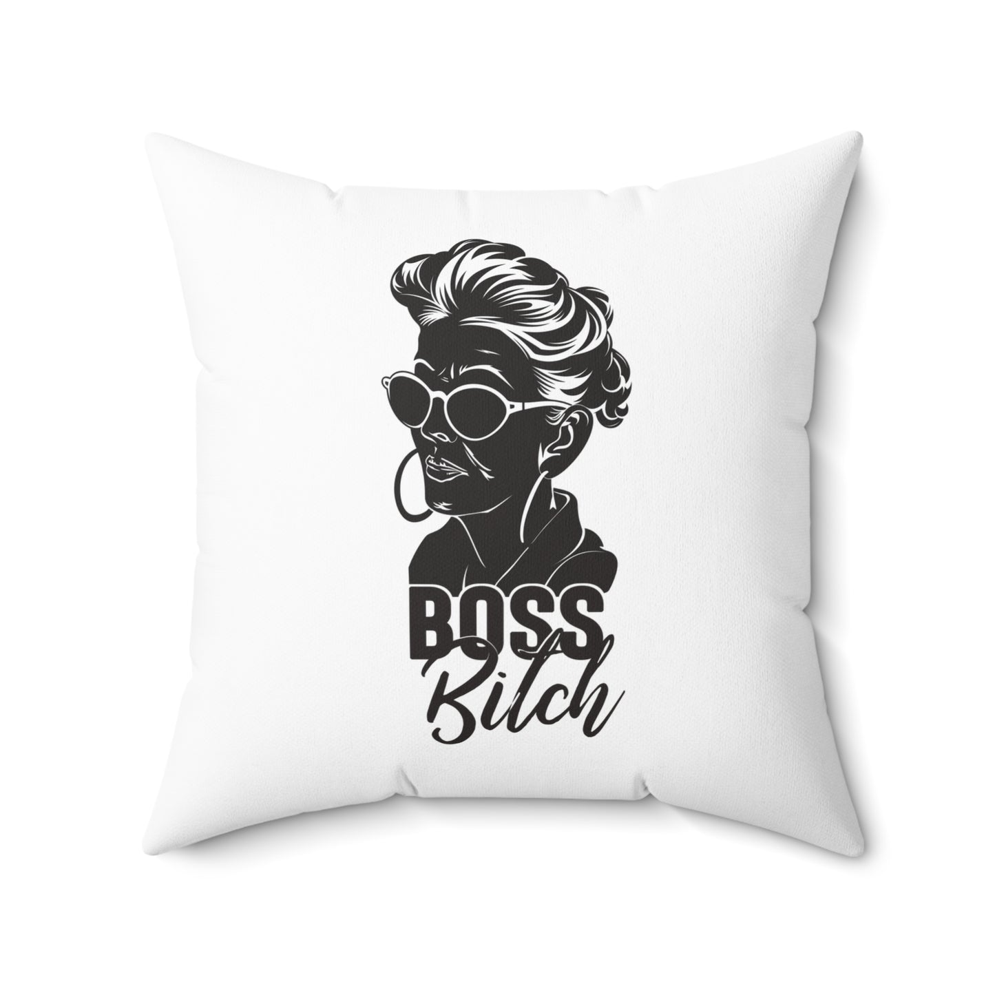 Grinding Paid Off - Boss Bitch - Square Pillow